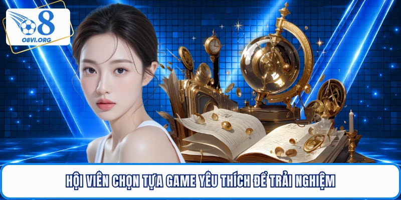 Hội viên chọn tựa game yêu thích để trải nghiệm
